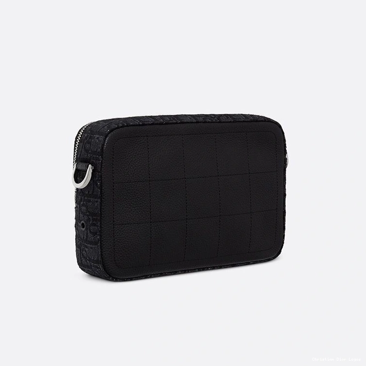Cheap Messenger Dior Oblique Motif Black Safari Canvas 0803 Luxury